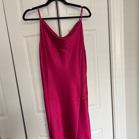 Adika Dresses Hot Pink Slip Dress Poshmark